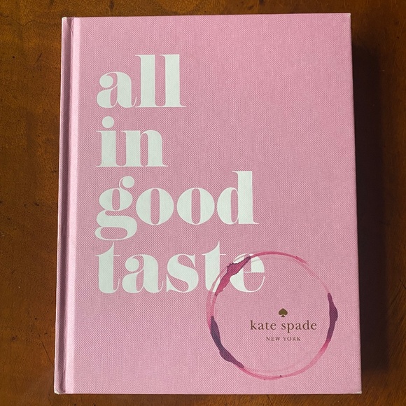 kate spade Accents Kate Spade New York All In Good Taste Hardcover